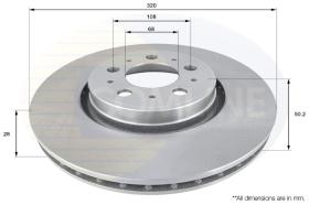 COMLI ADC1925V - COATED BRAKE DISC