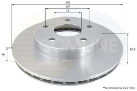 COMLI ADC2303V - BRAKE DISC