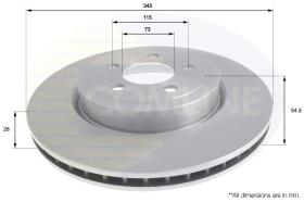 COMLI ADC2319V - COATED BRAKE DISC