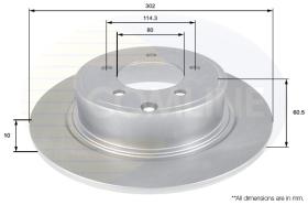 COMLI ADC2321 - COATED BRAKE DISC