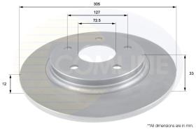 COMLI ADC2323 - COATED BRAKE DISC