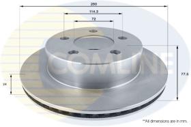 COMLI ADC2327V - BRAKE DISC