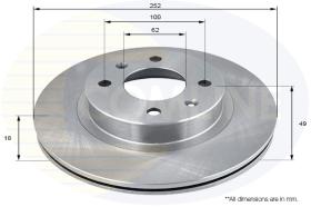 COMLI ADC2401V - COATED BRAKE DISC