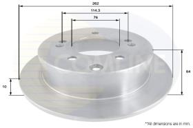 COMLI ADC2403 - COATED BRAKE DISC