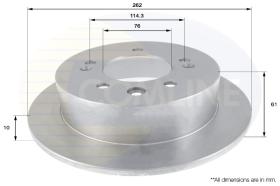 COMLI ADC2406 - BRAKE DISC