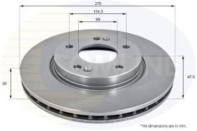 COMLI ADC2407V - BRAKE DISC