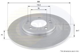 COMLI ADC2411 - COATED BRAKE DISC