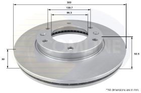 COMLI ADC2414V - COATED BRAKE DISC