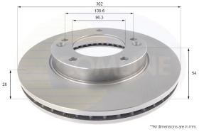 COMLI ADC2418V - COATED BRAKE DISC