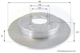 COMLI ADC2419 - COATED BRAKE DISC