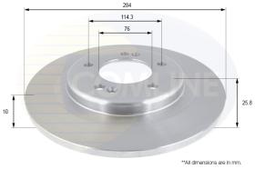 COMLI ADC2421 - COATED BRAKE DISC