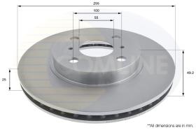 COMLI ADC2503V - BRAKE DISC - S/S TO ADC01107V