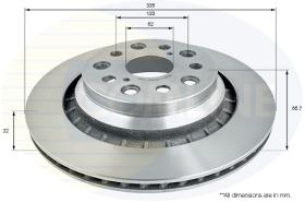 COMLI ADC2507V - COATED BRAKE DISC