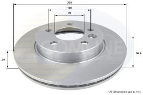 COMLI ADC2604V - COATED BRAKE DISC