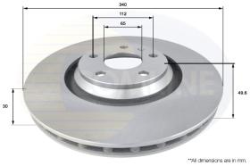 COMLI ADC2605V - COATED BRAKE DISC