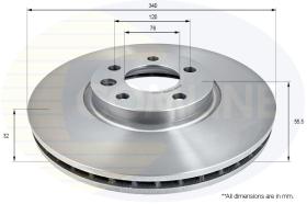 COMLI ADC2610V - COATED BRAKE DISC