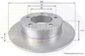 COMLI ADC2700 - COATED BRAKE DISC