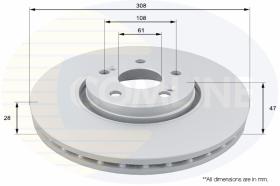 COMLI ADC2704V - COATED BRAKE DISC