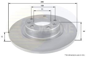 COMLI ADC2708 - COATED BRAKE DISC