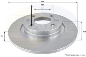 COMLI ADC2709 - COATED BRAKE DISC