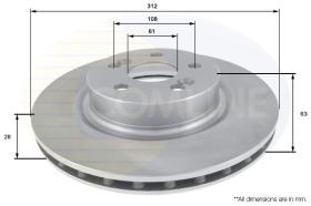 COMLI ADC2712V - BRAKE DISC