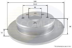 COMLI ADC2800 - BRAKE DISC