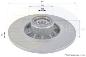 COMLI ADC3009 - COATED BRAKE DISC