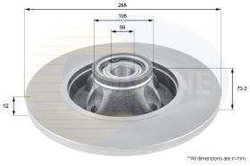 COMLI ADC3011 - COATED BRAKE DISC