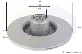 COMLI ADC3020 - COATED BRAKE DISC