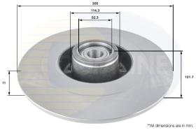 COMLI ADC3025 - COATED BRAKE DISC