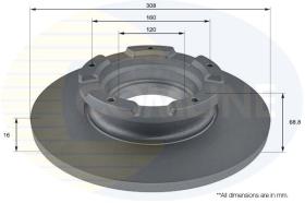 COMLI ADC1264 - COATED BRAKE DISC