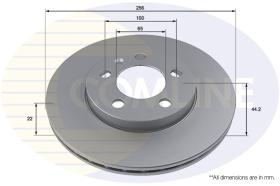 COMLI ADC2991V - COATED BRAKE DISC