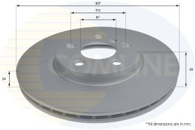 COMLI ADC2802V - COATED BRAKE DISC