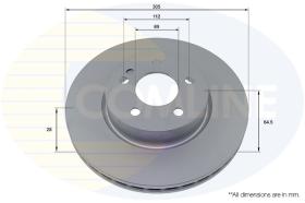 COMLI ADC4014V - COATED BRAKE DISC