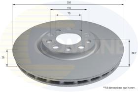 COMLI ADC2842V - COATED BRAKE DISC