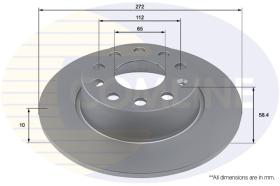 COMLI ADC4009 - COATED BRAKE DISC