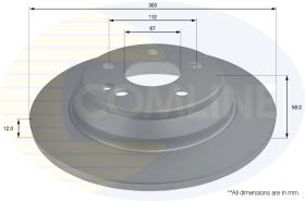 COMLI ADC2805 - COATED BRAKE DISC