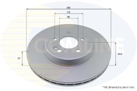 COMLI ADC4080V - COATED BRAKE DISC