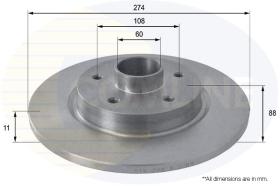 COMLI ADC3029 - BRAKE DISC