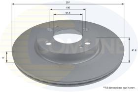 COMLI ADC2811V - COATED BRAKE DISC