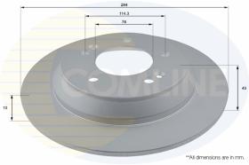 COMLI ADC2812 - COATED BRAKE DISC