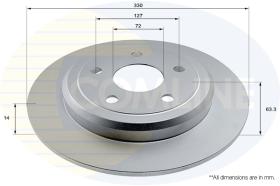 COMLI ADC2895 - COATED BRAKE DISC