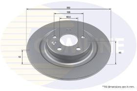 COMLI ADC4056 - COATED BRAKE DISC