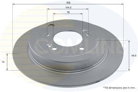 COMLI ADC2984 - COATED BRAKE DISC