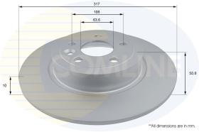 COMLI ADC1286 - COATED BRAKE DISC