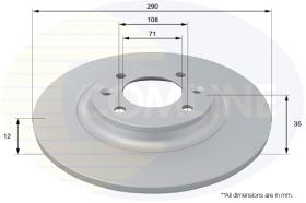 COMLI ADC2729 - COATED BRAKE DISC