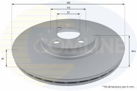 COMLI ADC2804V - COATED BRAKE DISC