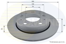 COMLI ADC2833V - COATED BRAKE DISC