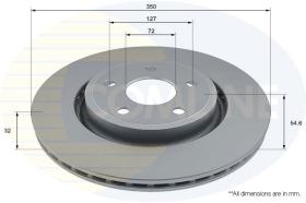 COMLI ADC2888V - COATED BRAKE DISC