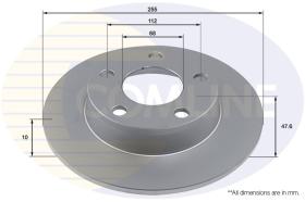 COMLI ADC4017 - COATED BRAKE DISC